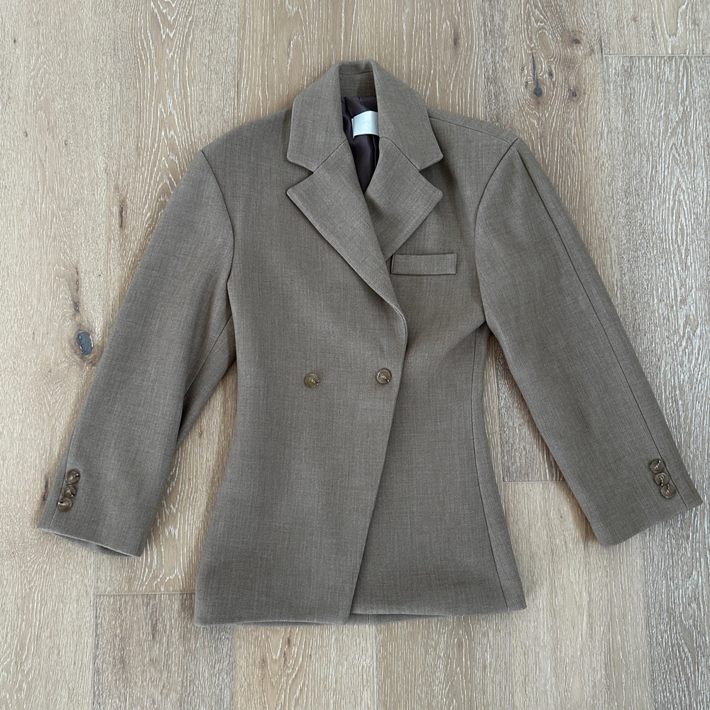 Source Unknown Double Breasted Cinched Blazer - image 4